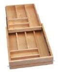 Charlotte White Utensil Drawer for a 24" Base Cabinet or 24" Drawer Base Cabinet