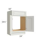 Wellfleet Linen 24" Vanity Sink Base Cabinet (18" depth)