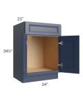 Bayville Blue 24" Vanity Sink Base Cabinet