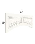 Signature Vanilla Glaze 36x12 Arched Valance