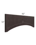 Brazilian Shaker 42x12 Arched Valance