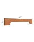 Lexington Cinnamon Glaze 42" Arched Valance 