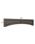 Southport Espresso Shaker 60" Raised Panel Door Valance