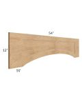 Midtown Timber Shaker 54" Arched Recessed Panel Valance (Trimmable)