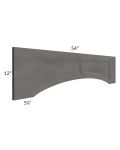 54" Arched Recessed Panel Valance (Trimmable)