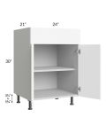 Milan White Matte 24" Vanity Base Cabinet