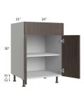 Milan Cafe 24" Vanity Base Cabinet