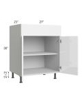 Milan White Gloss 27" Vanity Base Cabinet