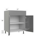 Milan Grey Gloss 27" Vanity Base Cabinet