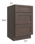 Tuscan Kona Brown 21" Vanity Drawer Base Cabinet