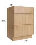 Vienna Timber 24" Vanity Drawer Base Cabinet