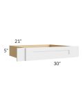 Asheville White Shaker 30" Vanity Knee Drawer