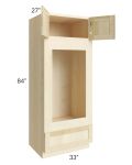 Unfinished Shaker 33x84x27 Oven Cabinet