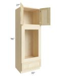 Unfinished Shaker 33x96x27 Oven Cabinet