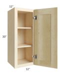 Unfinished Shaker 12x30 Wall Cabinet