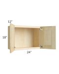 Unfinished Shaker 24x18 Wall Cabinet - Out of stock through April