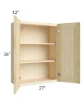 Unfinished Shaker 27x36 Wall Cabinet