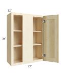 Unfinished Shaker 27x36 Wall Blind Cabinet