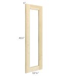 Unfinished Shaker 12x42 Glass Door Only