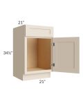 Midtown Cream Shaker 21" Vanity Sink Base Cabinet