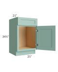 Midtown Sage Green Shaker 21" Vanity Sink Base Cabinet