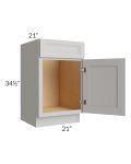 Salem Light Grey 21" Vanity Sink Base Cabinet
