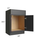 Vienna Black 24" Vanity Sink Base Cabinet