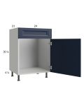 Harbor Navy 24" Vanity Sink Base Cabinet with 1 Door