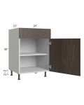 Milan Cafe 24" Vanity Sink Base Cabinet (1 door)