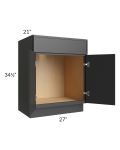 Vienna Black 27" Vanity Sink Base Cabinet