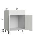 Milan Cream 27" Vanity Sink Base Cabinet