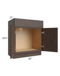 Vienna Kona Brown 30" Vanity Sink Base Cabinet