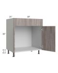Milan Hazel 30" Vanity Sink Base Cabinet
