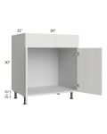 Milan Cream 30" Vanity Sink Base Cabinet