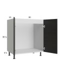 Euro Cafe 30" Full Height Door Vanity Sink Base Cabinet