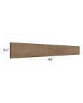Midtown Mocha Shaker 96" Straight Valance