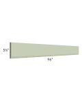 Midtown Pistachio Green Shaker 96" Straight Valance