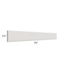 Salem Light Grey 96" Straight Valance