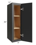 Vienna Black 9x30 Wall Cabinet