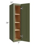 Midtown Hunter Green Shaker 9x36 Wall Cabinet