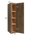 Midtown Mocha Shaker 9x36 Wall Cabinet