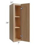 Asheville Rift Oak Shaker 09x36 Wall Cabinet