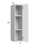 Milan White Matte 9x36 Wall Cabinet