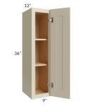 Stratton Khaki Shaker 9x36 Wall Cabinet