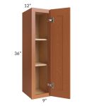 Lexington Cinnamon Glaze 9x36 Wall Cabinet