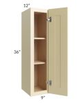 Phoenix Cream Glaze 9x36 Wall Cabinet