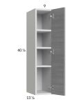 Euro Grey 9x40-1/4 Wall Cabinet