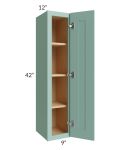 Midtown Mint Green Shaker 9x42 Wall Cabinet