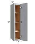 Asheville Grey Shaker 09x42 Wall Cabinet