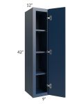 Portland Navy Blue 09x42 Wall Cabinet